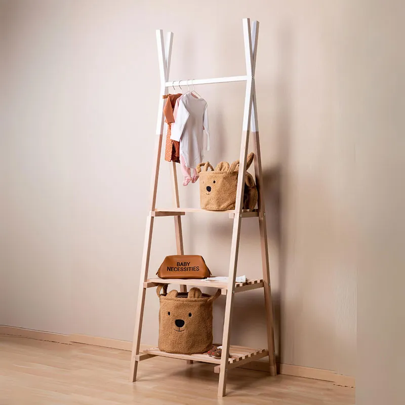 Tipi porte manteaux - Bois -0