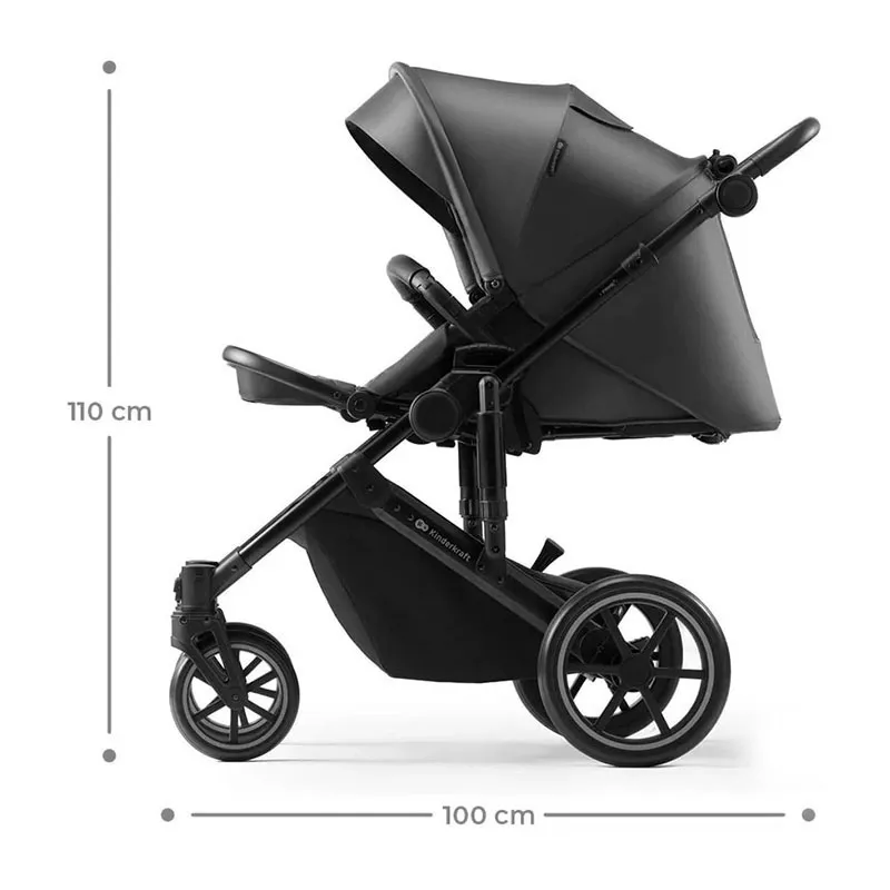 Poussette 2en1 Prime 2 Noir - 0m+-7