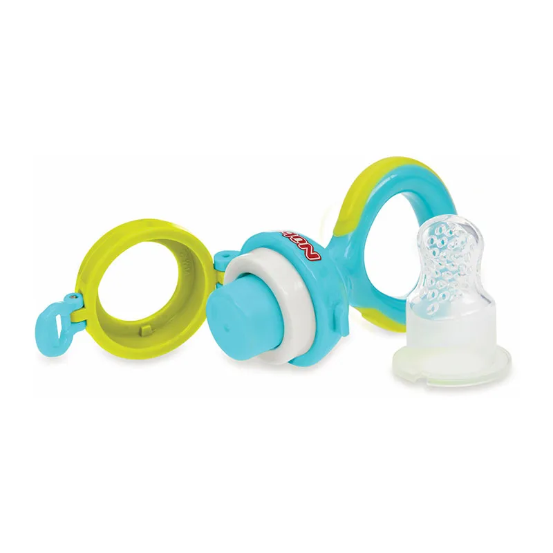 Grignoteur embout silicone - Bleu-1