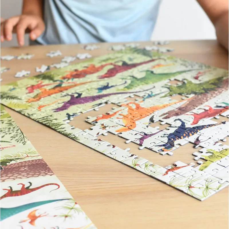 Puzzle éducatif 280pcs Les Dinosaures - 7+-6