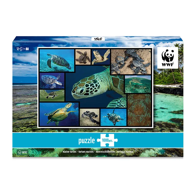 Puzzle WWF Tortues Marines 1000pcs - 12+-2
