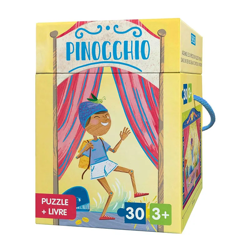 Livre + puzzle 30pcs Pinocchio - 36m+-0
