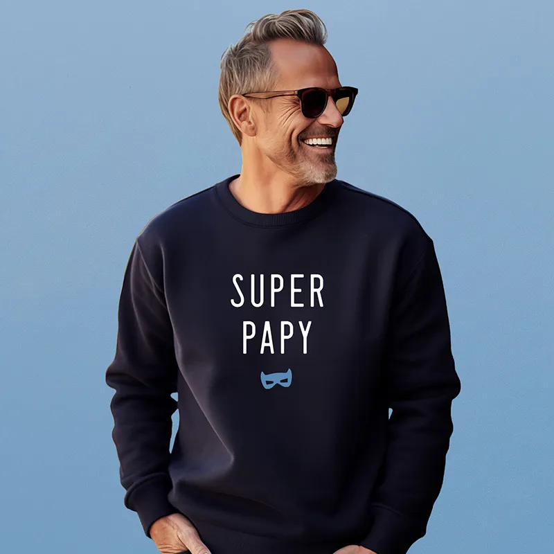 Sweat Super Papy 2 Mpt  - Navy-0