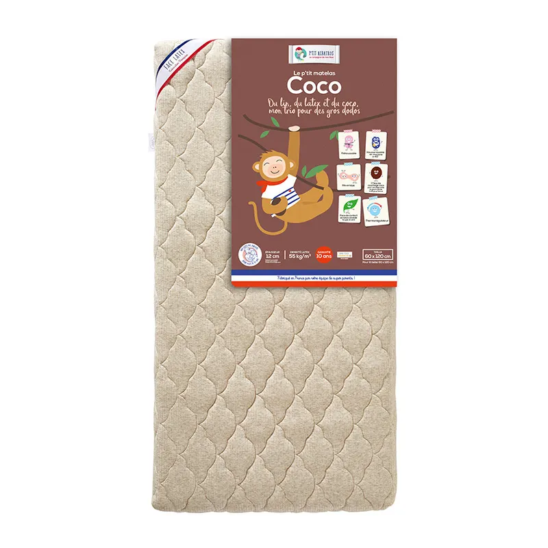 Matelas Coco + Valisette offerte - ép. 12cm-0