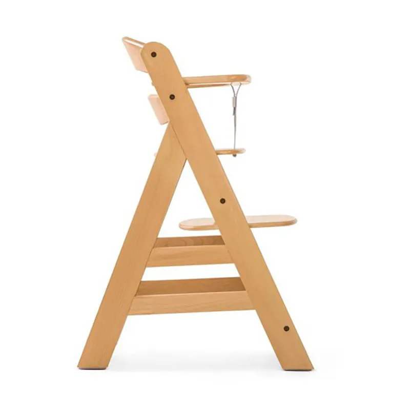 Chaise haute Alpha+ Naturel + Transat Bouncer Alpha 2en 1 Gris - 0m+-5