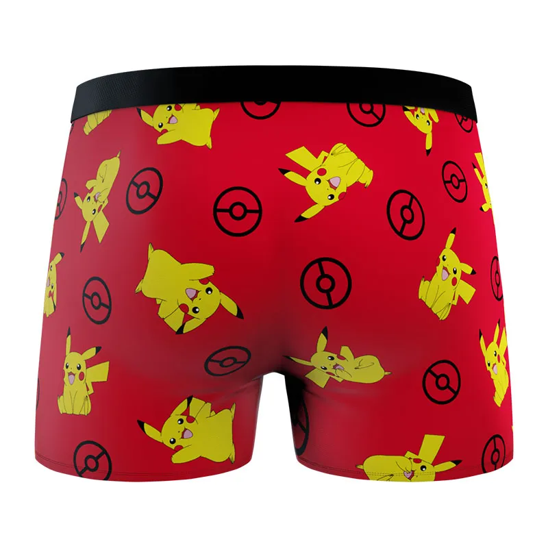 4 boxers enfant Pokémon - Noir/Rouge/Blanc/Jaune-5