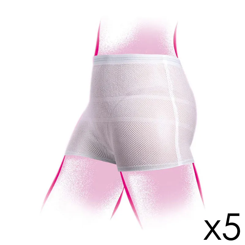 5 Slips filet extensibles - Taille Unique-0
