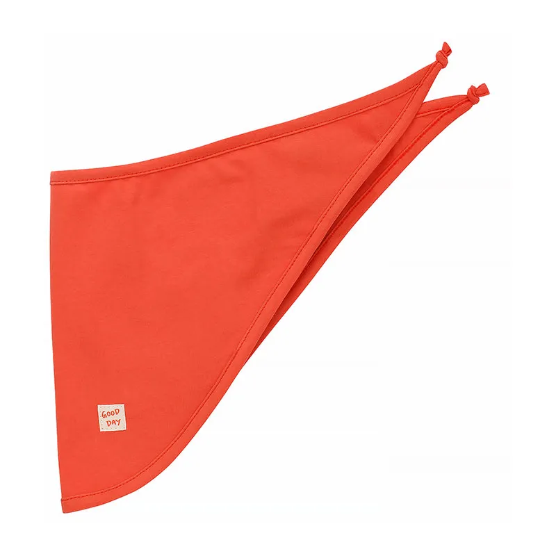 Bavoir Bandana Orange flip - Orange-0