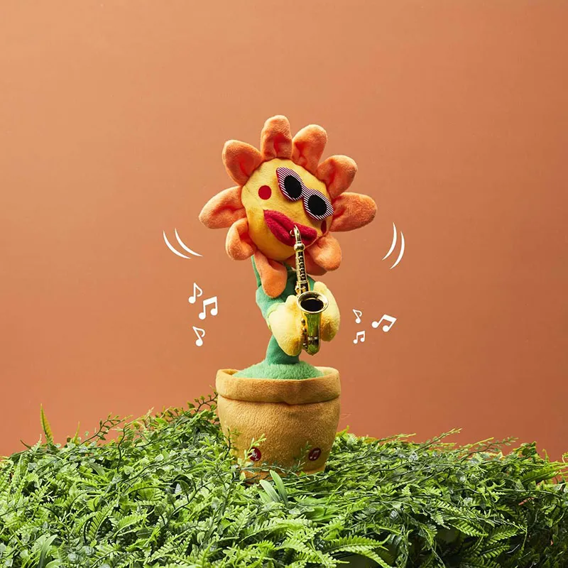 Fleur dansante Répète-tout - 34cm-1