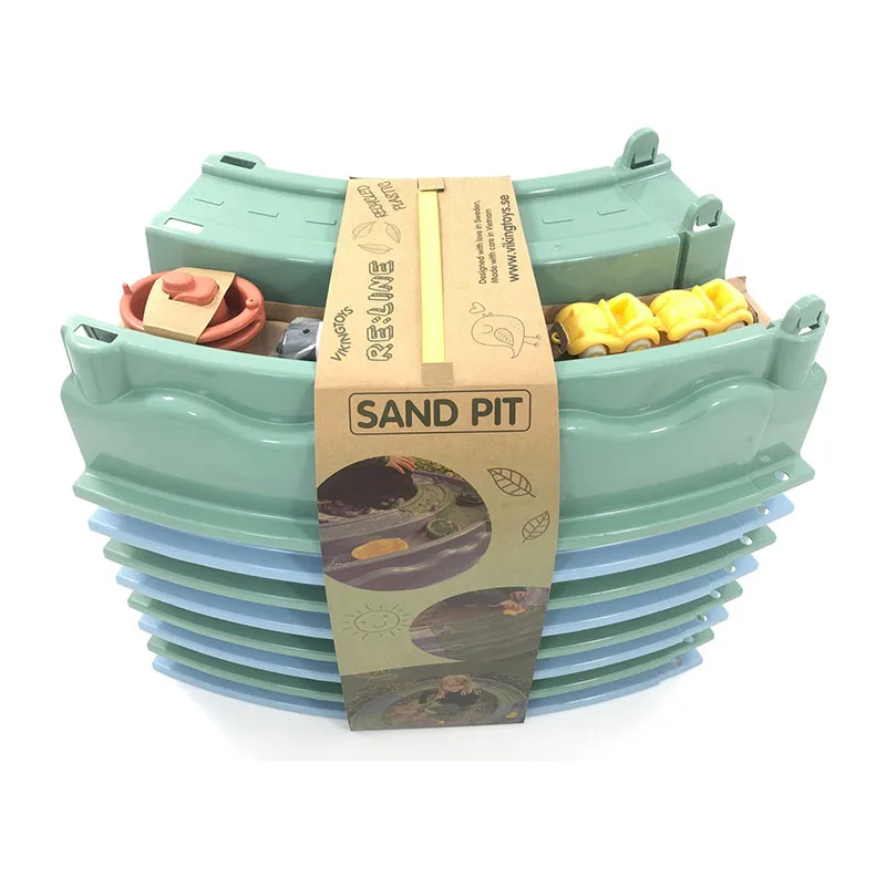 Bac à sable et à eau Plastique recyclé Ø135cm - 12m+-9