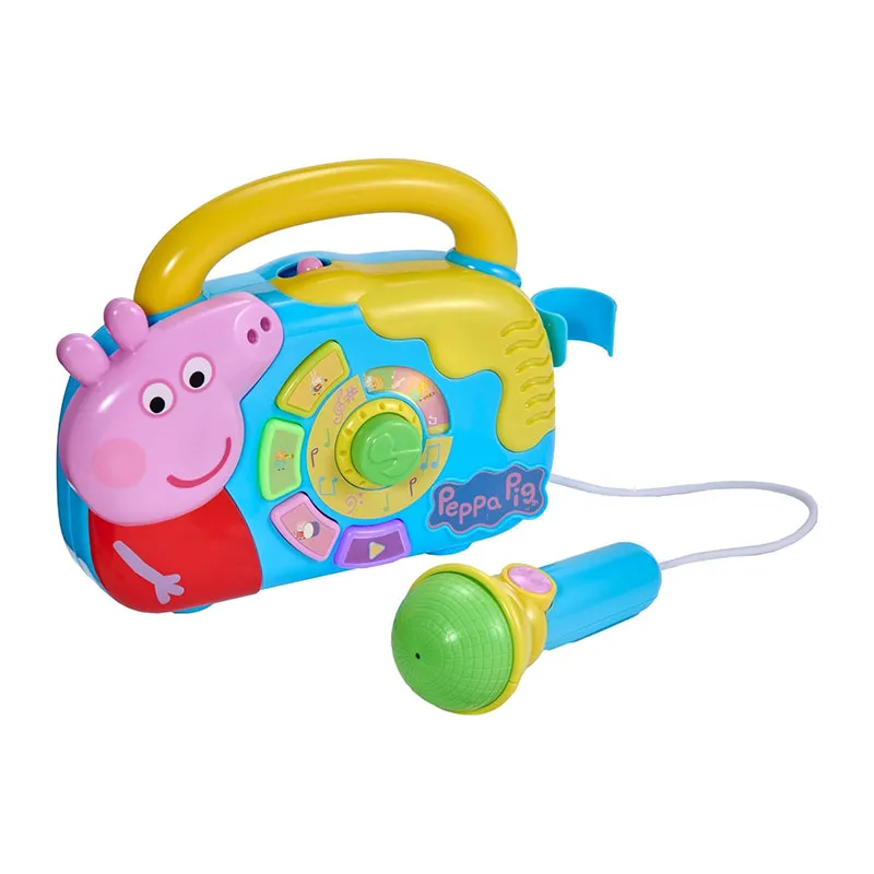 Boombox avec micro karaoké Peppa Pig - 3+-0