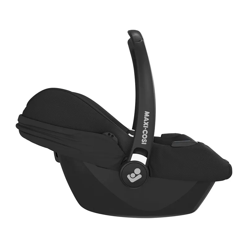 Trio Poussette Compacte Leona + Cosi Cabriofix + Nacelle Oria + Base Isofix + Adaptateurs Noir - 0m+-14