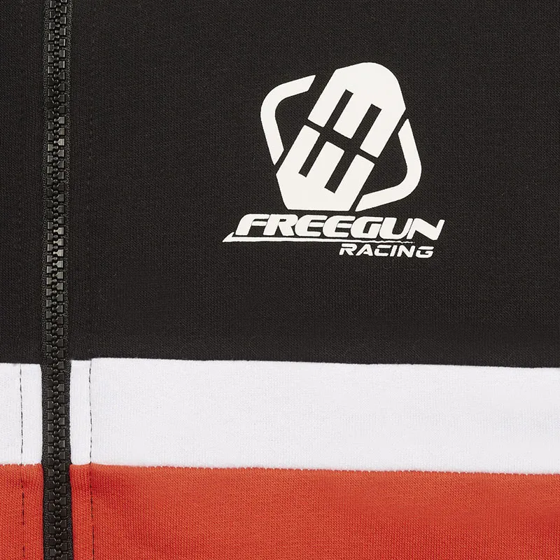 Veste à capuche Garçon Racing - Rouge/Noir-2