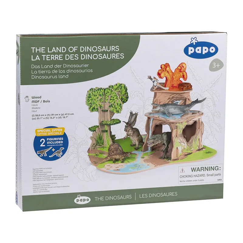 Coffret La Terre des dinosaures  - 58,8x47,5x39 cm-4
