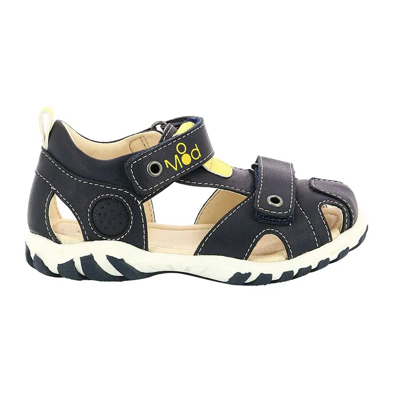 Sandales Enfant Toppo Mod 8 - Marine/Jaune-1