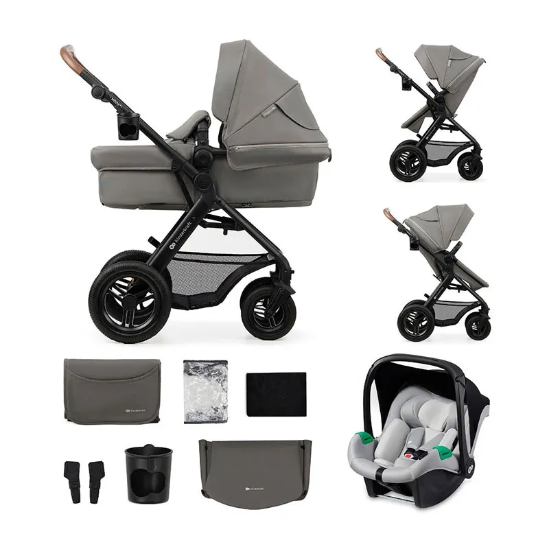 Poussette Moov 2 Air 3en1 Gris clair - 0m+-8