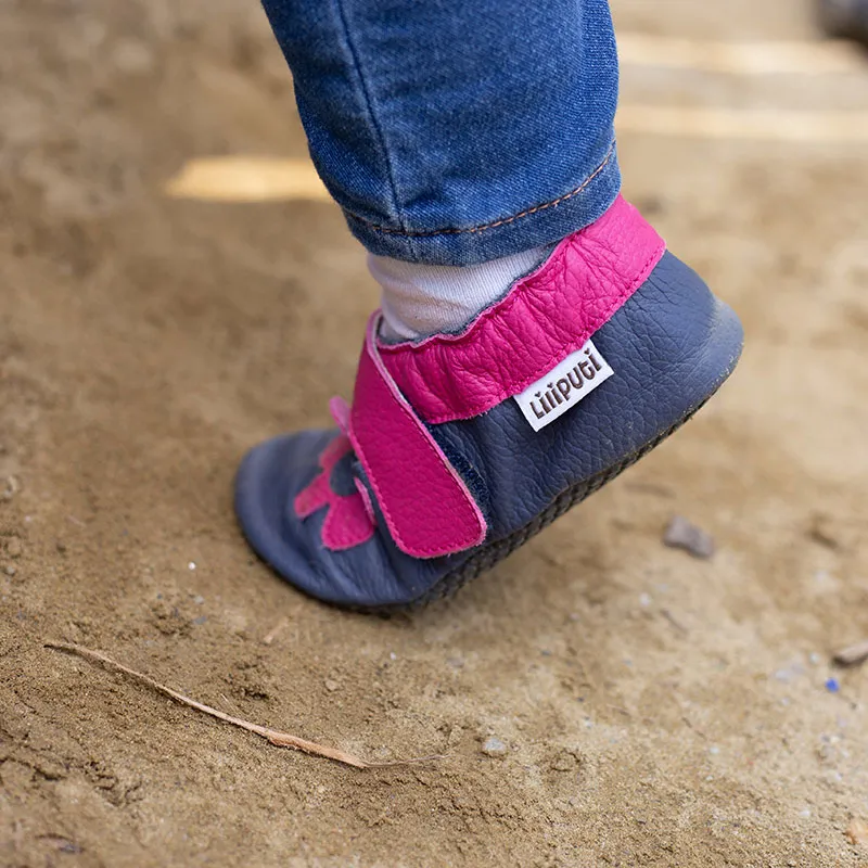 Sandales barefoot  Hawaii - Bleu/Rose-1
