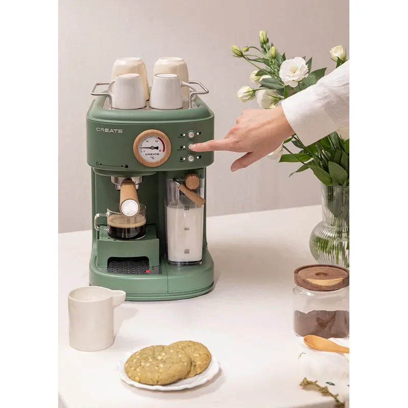 Cafetière Thera Retro-pro semi-automatic - Sauge-2