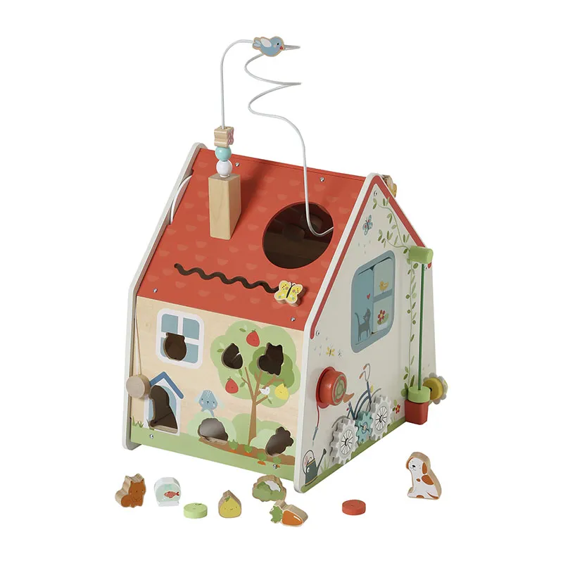 Grande maison d'activités en bois- 10m+-1