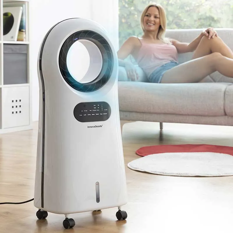 Climatiseur d'évaporation LED - 30,5x76x21,5cm-2
