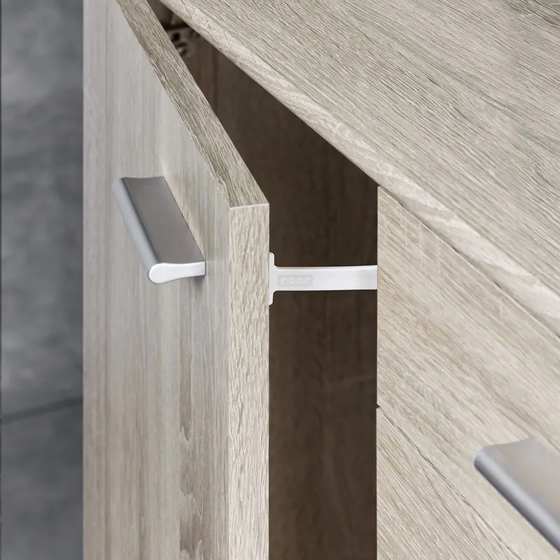 Sécurité pour tiroir et armoire Blanc - 3pcs-4