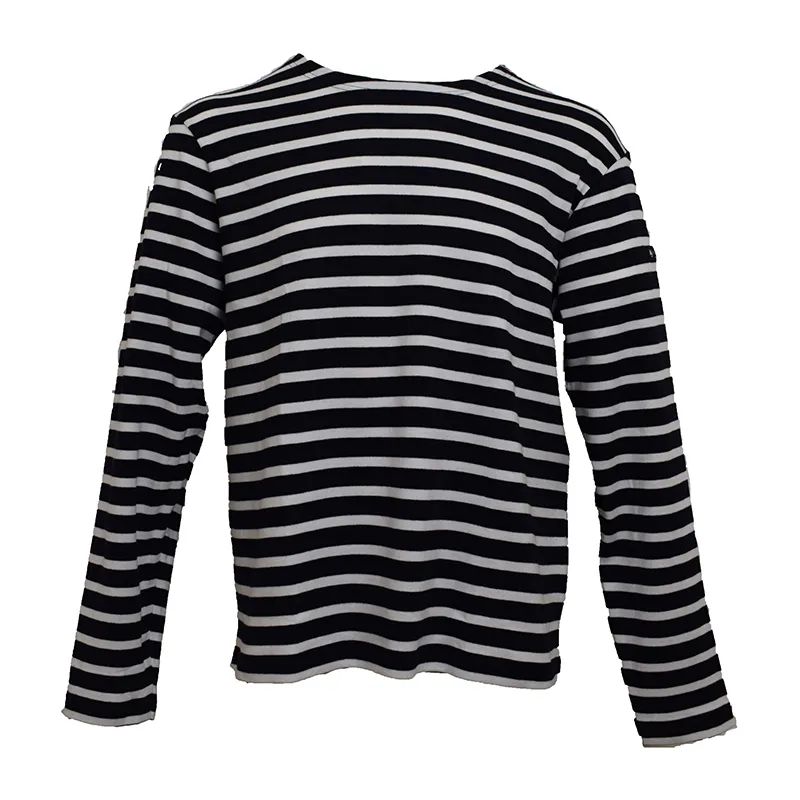 Marinière ML Col bateau Homme - Marine/Blanc-0