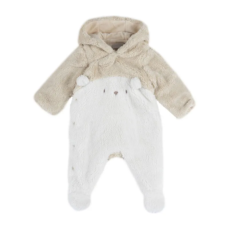 Combi pilote Ourson - Beige/Blanc-0