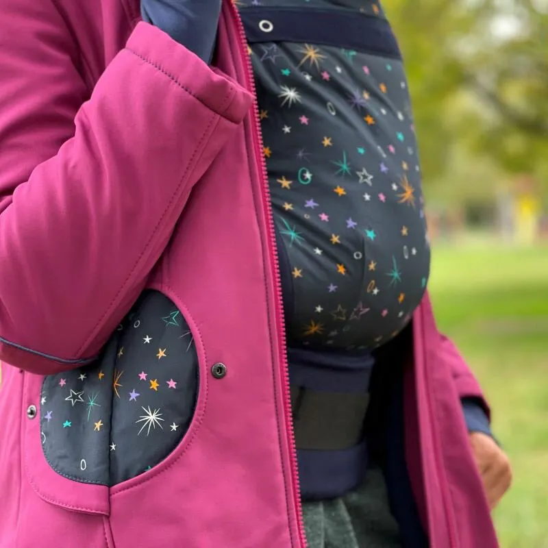 Porte bébé Love Buckle Carrier Star - Bleu-5