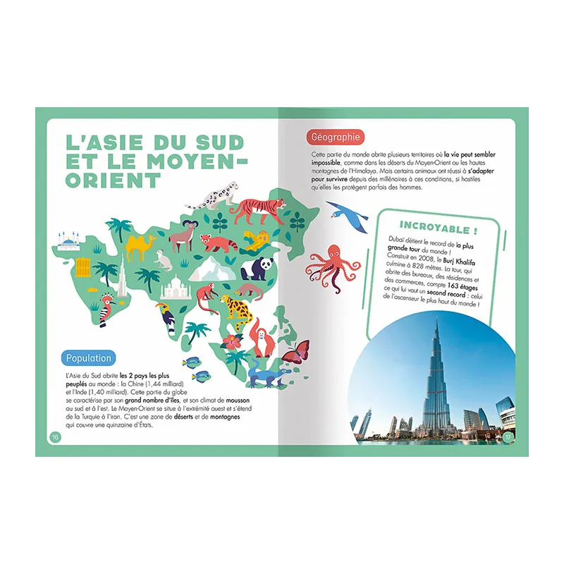 Mon Atlas du monde aimanté - 5+-2