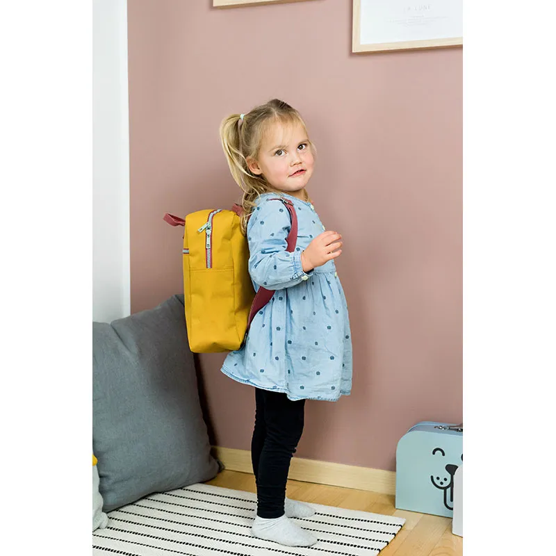 Sac à dos pour enfants Mini Moutarde - 24x32x12cm-10