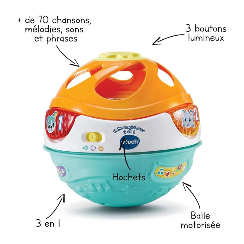 Balle magic'moov 3en1 - 9m+-3