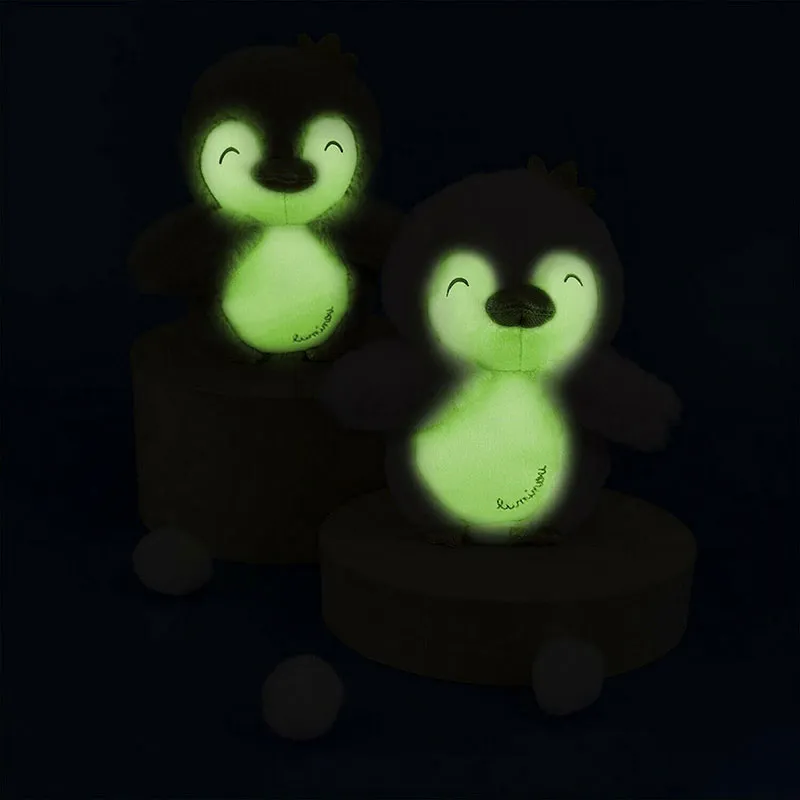 Peluche lumineuse 14cm Manchot Aléat. - 0m+-1