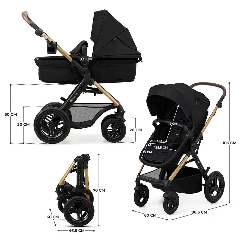 Poussette Moov 2 Air 3en1 Noir - 0m+-17