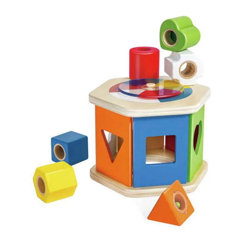 Trieur de formes en bois 7pcs - 12m+-4
