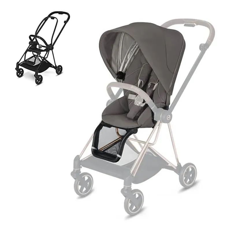 Poussette Compacte Mios Matt Black/Soho Grey - 0m+-0