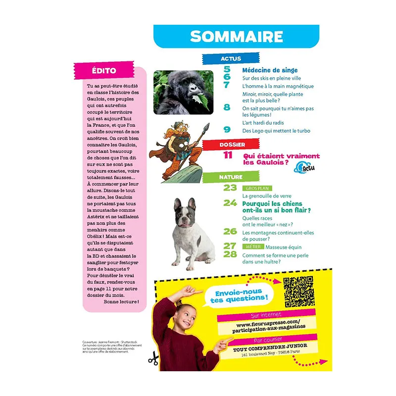 Abo. Mens. Tout comprendre Junior 12n°/1 an - 8+-2