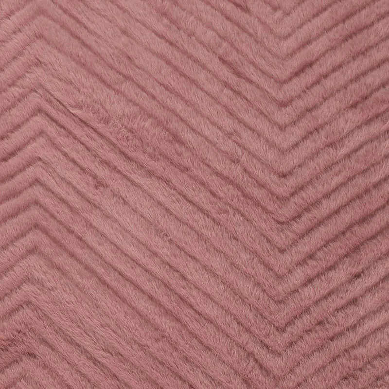 Plaid imit. fourrure Rose/Sherpa - 140x200cm-3