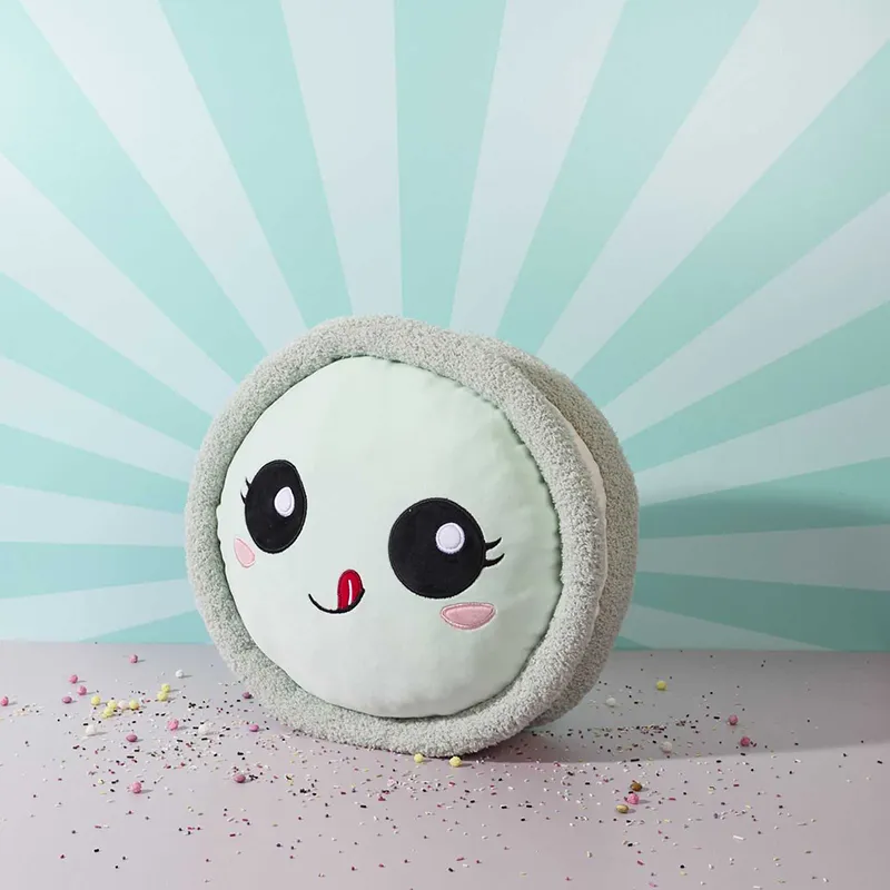 Peluche macaron Vert - 40cm-1