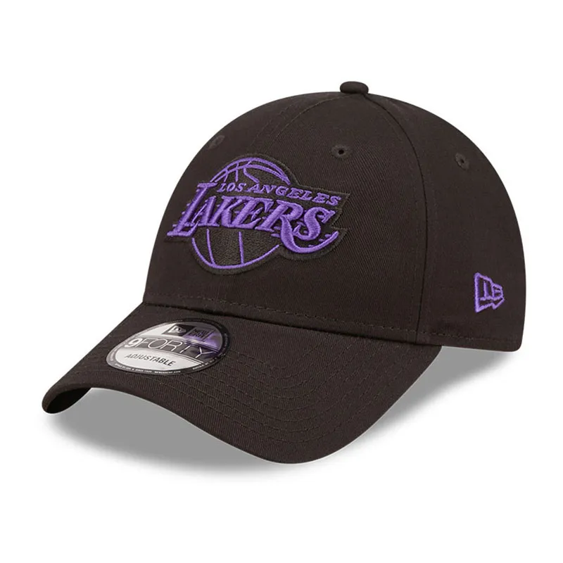 Casquette 9Forty LA Lakers neon Adulte - Noir-0