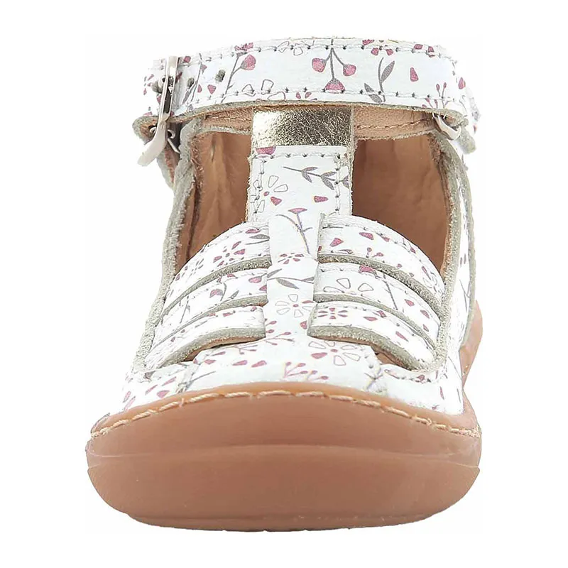 Salomés Bébé Crusile Cuir - Blanc Floral-1