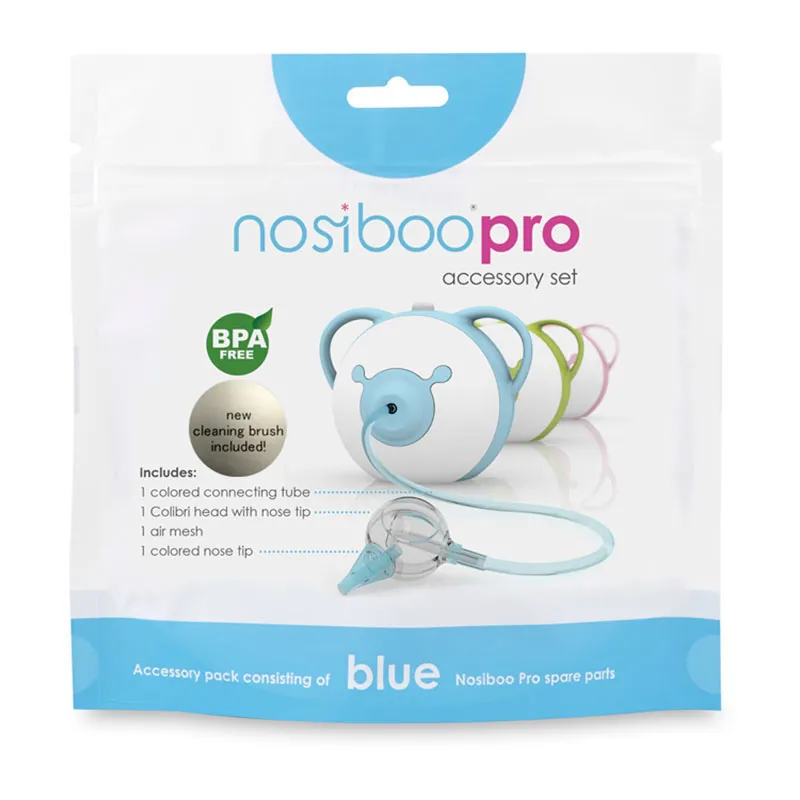 Mouche bébé électrique Nosiboo Pro + OFFERT Kit de remplacement - Bleu-2