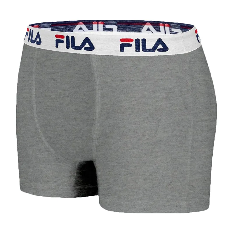 4 Boxers Homme Fila - Noir/Gris-1