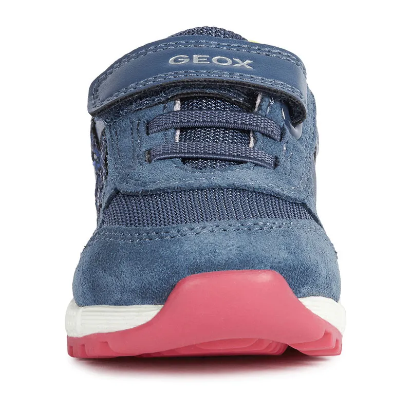 Sneakers Alben Étoile - Bleu Avio/Jaune Fluo-2