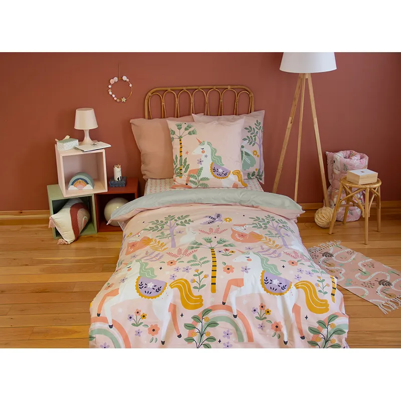 Parure 2pcs Coton Licorne-1