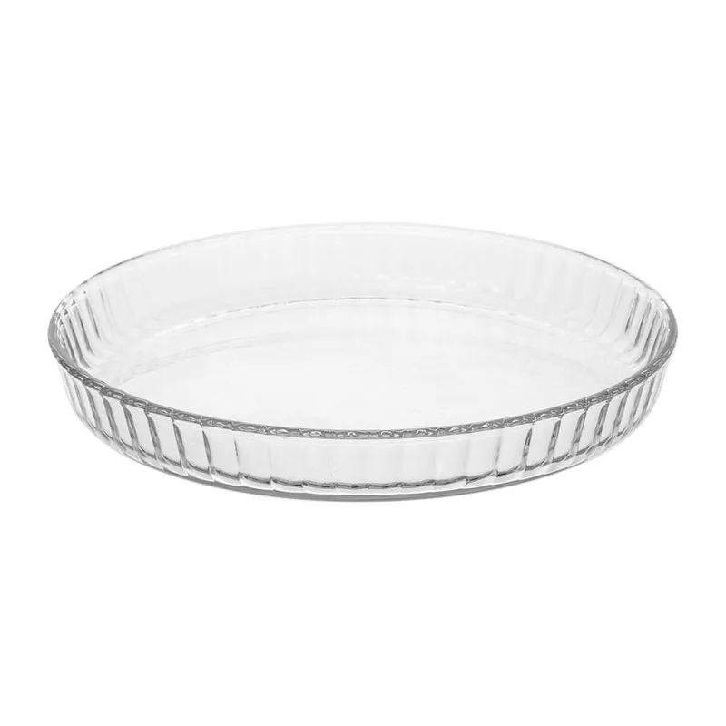 Plat à tarte verre + couvercle - Ø27,5cm-2
