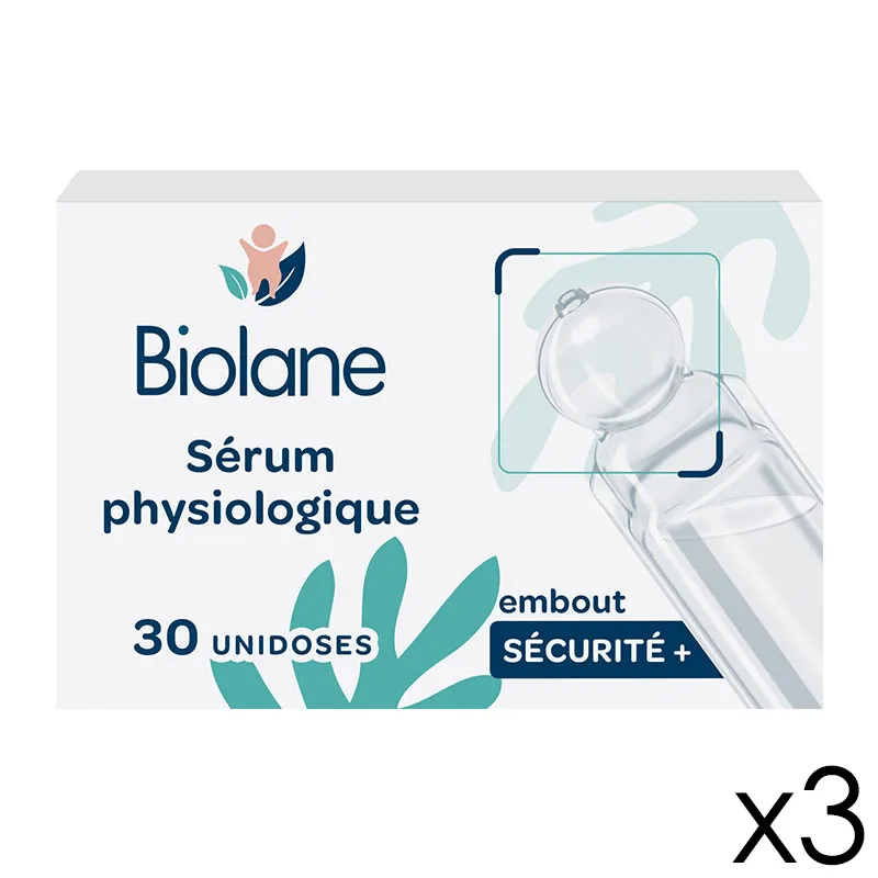 90 Sérum physiologique unidose 5ml - 3x30-0
