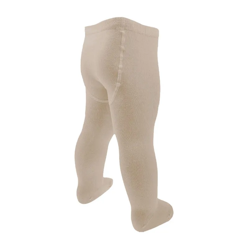 Collants en bambou - Beige-1