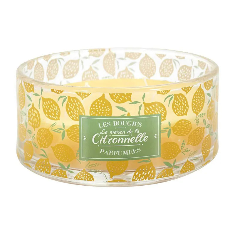 Bougie parfumée Citronnelle 4 mèches Aléat. - ⌀19cm-2