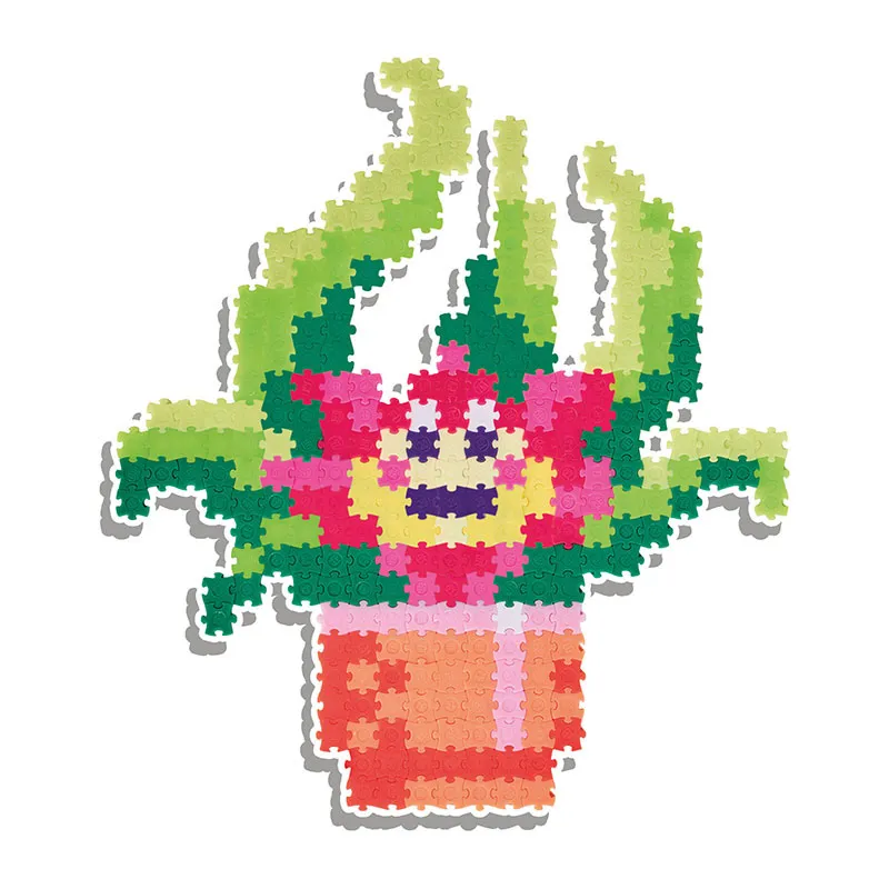 Jeu de construction Plantes Souriantes Jixelz 750pcs - 6+-3