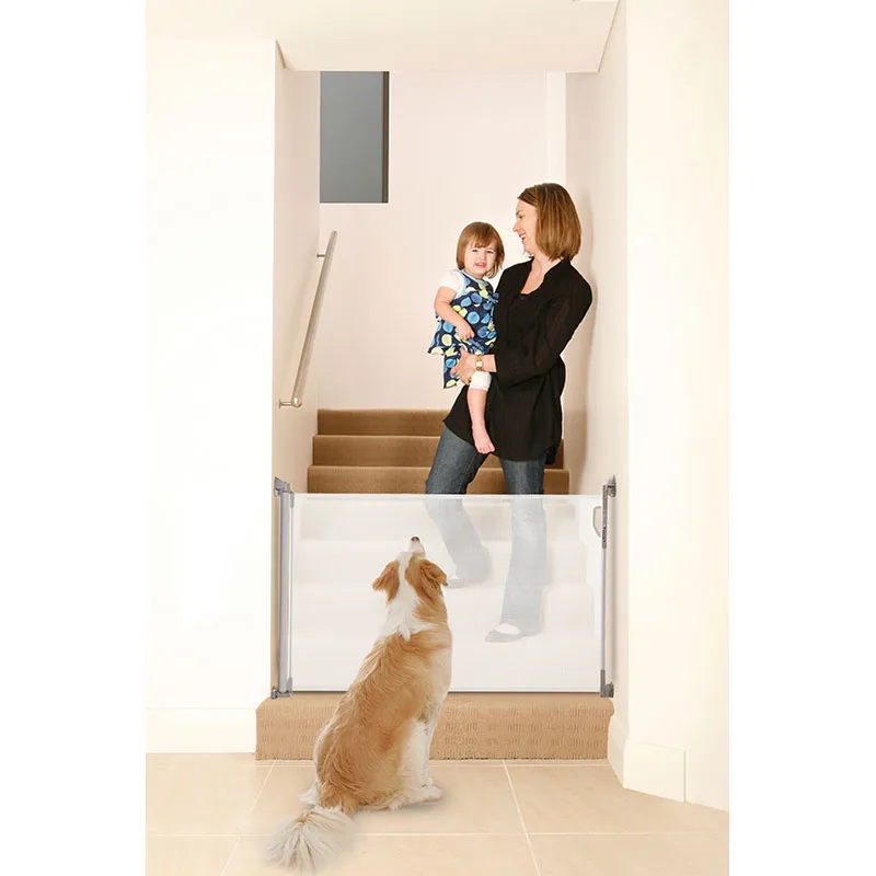 Barrière de Sécurité Rétractable Blanc - 0-140xH.93cm-5